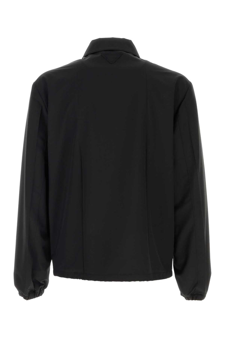 Prada Men Black Wool Blend Jacket