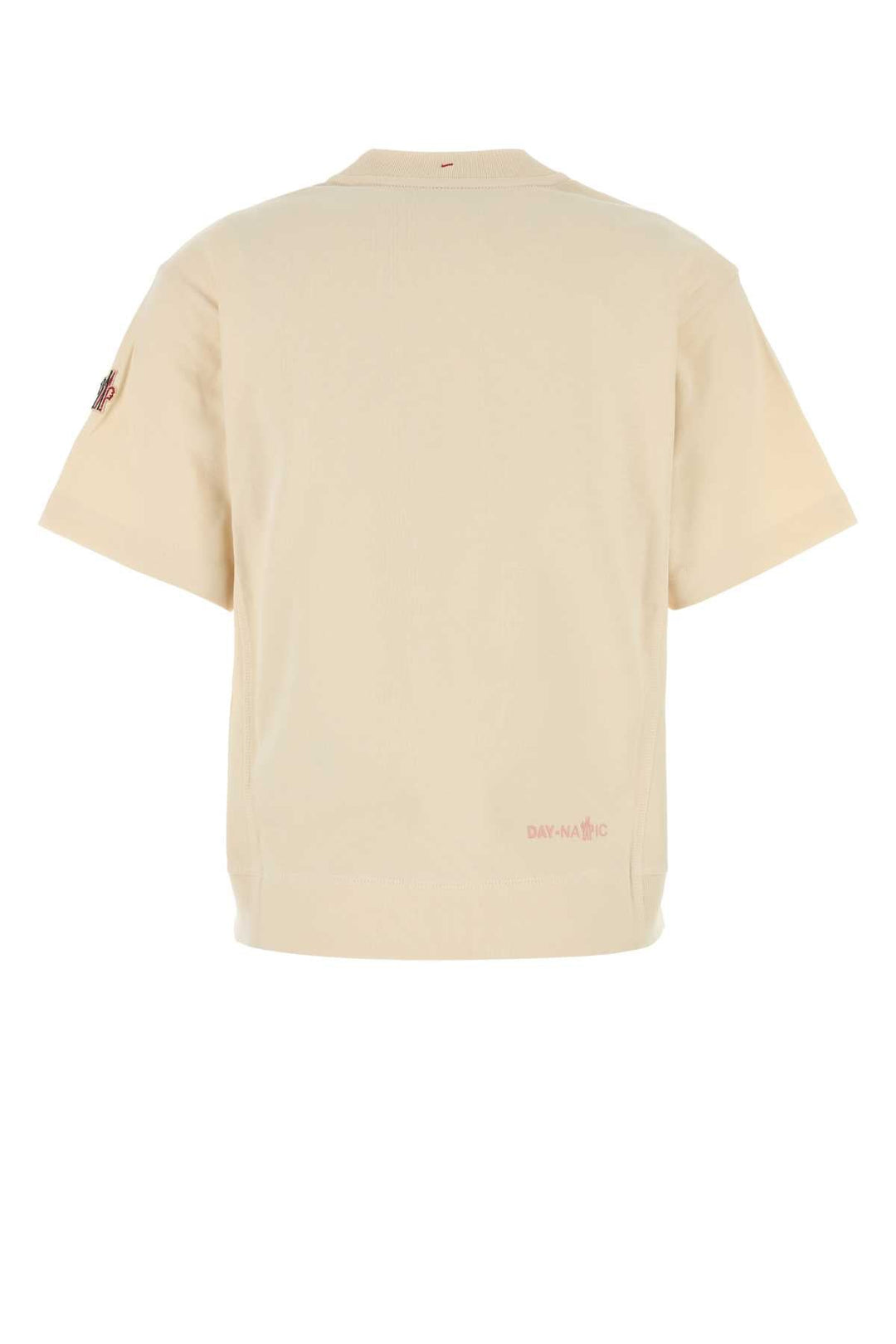 Moncler Grenoble Women Cream Cotton T-Shirt