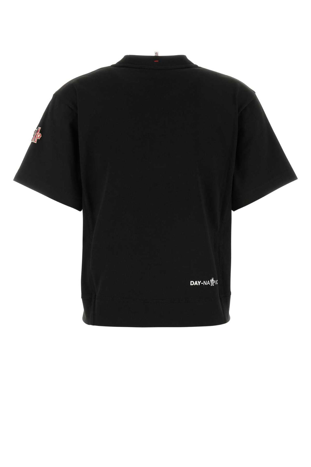 Moncler Grenoble Women Black Cotton T-Shirt