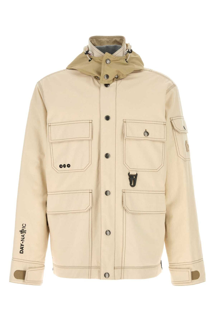 Moncler Grenoble Men Sand Denim Kelpius Down Jacket