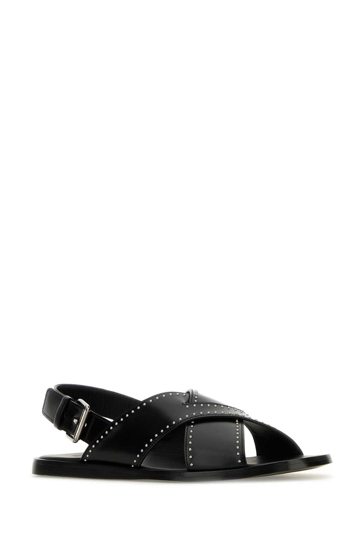Church's Women Black Leather Oksana Sandals