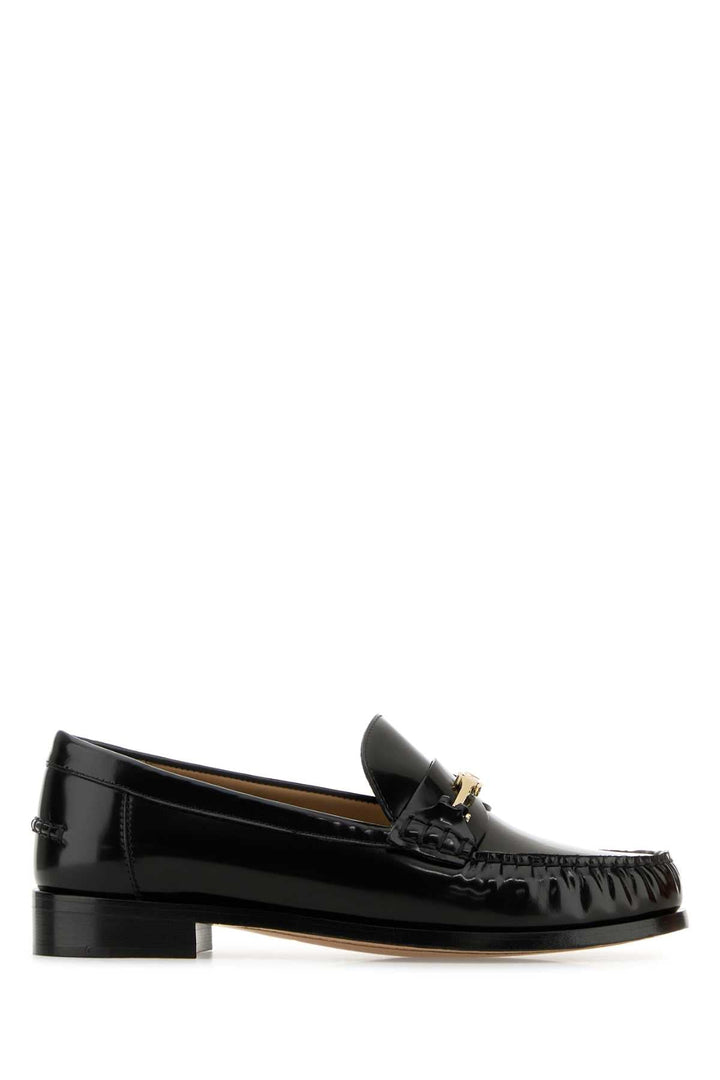 Salvatore Ferragamo Women Black Leather Harry Loafers
