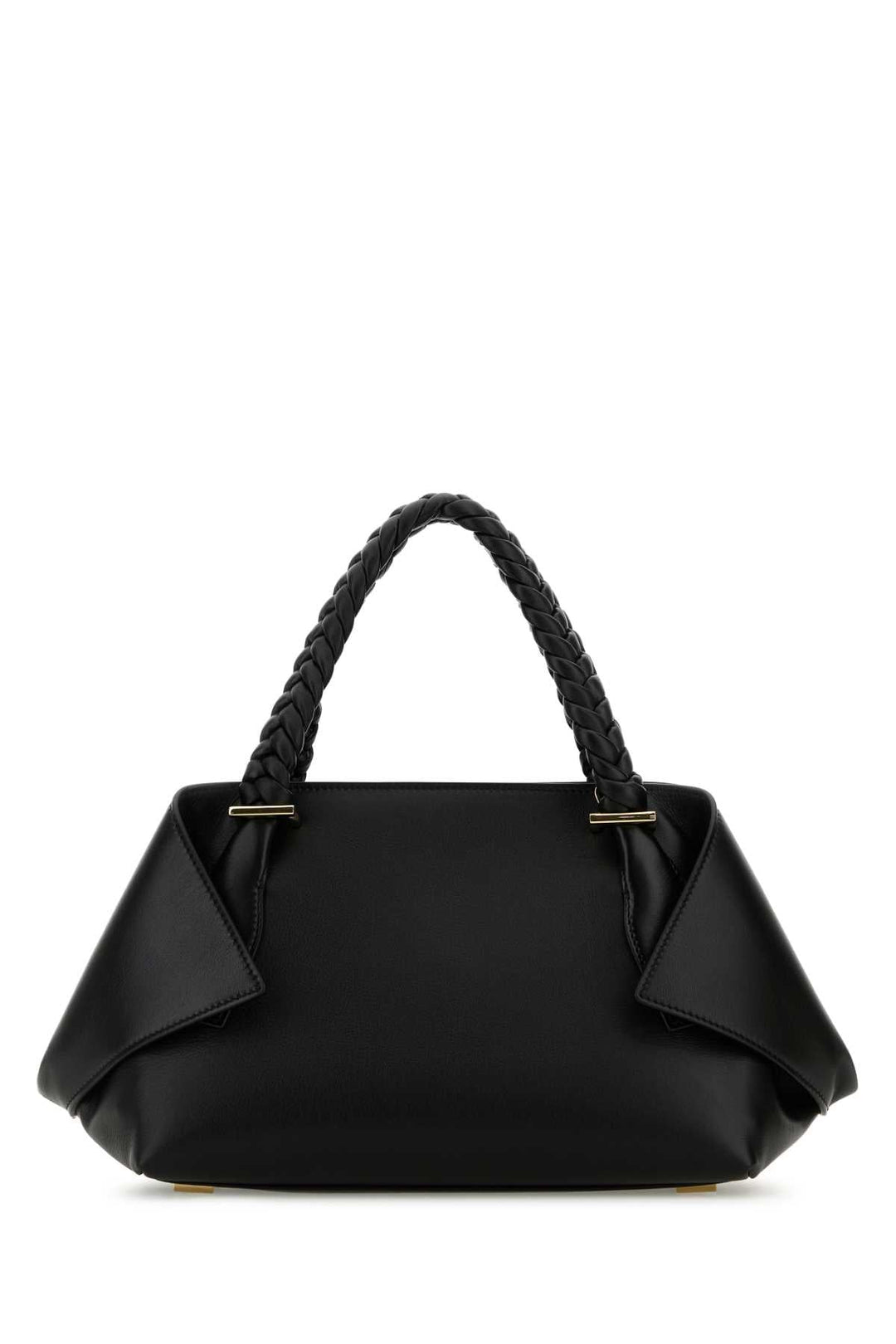 Salvatore Ferragamo Women Black Leather Medium Handbag