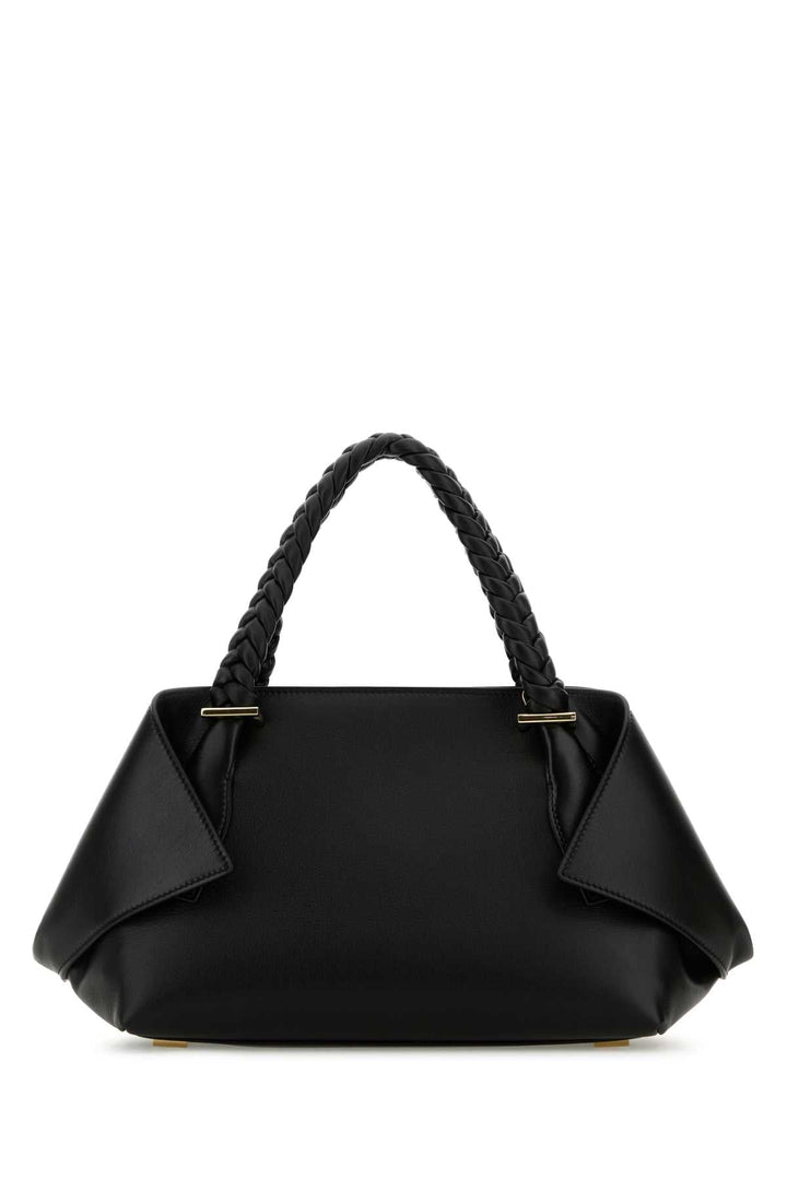 Salvatore Ferragamo Women Black Leather Medium Handbag