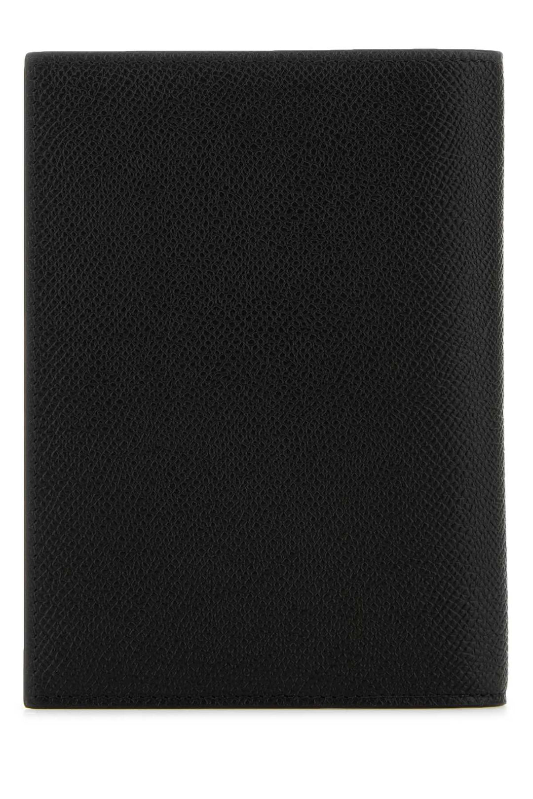 Salvatore Ferragamo Men Black Leather Passport Holder