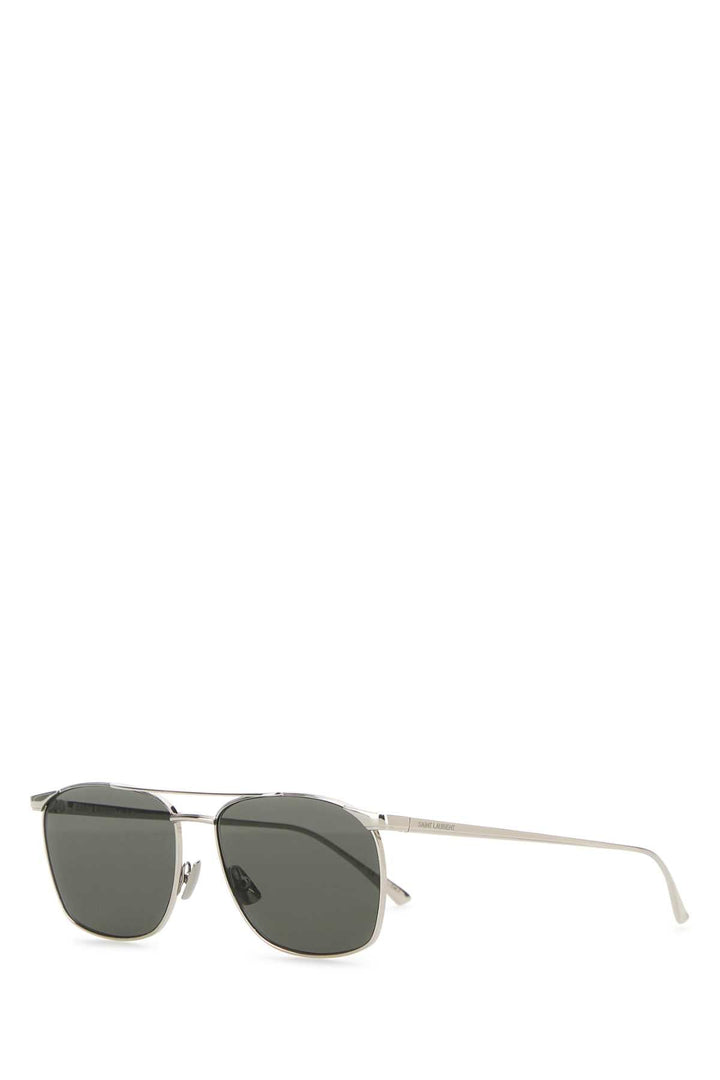 Saint Laurent Men Silver Metal Sl 796 Sunglasses