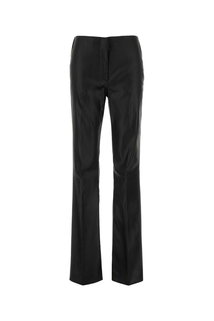 Sportmax Women Black Stretch Satin Adepto1234 Pant