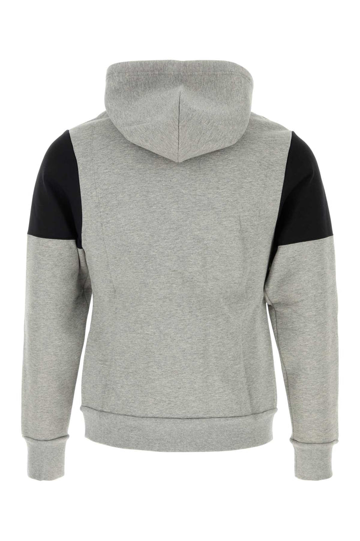 Balenciaga Men Melange Grey Cotton Sweatshirt