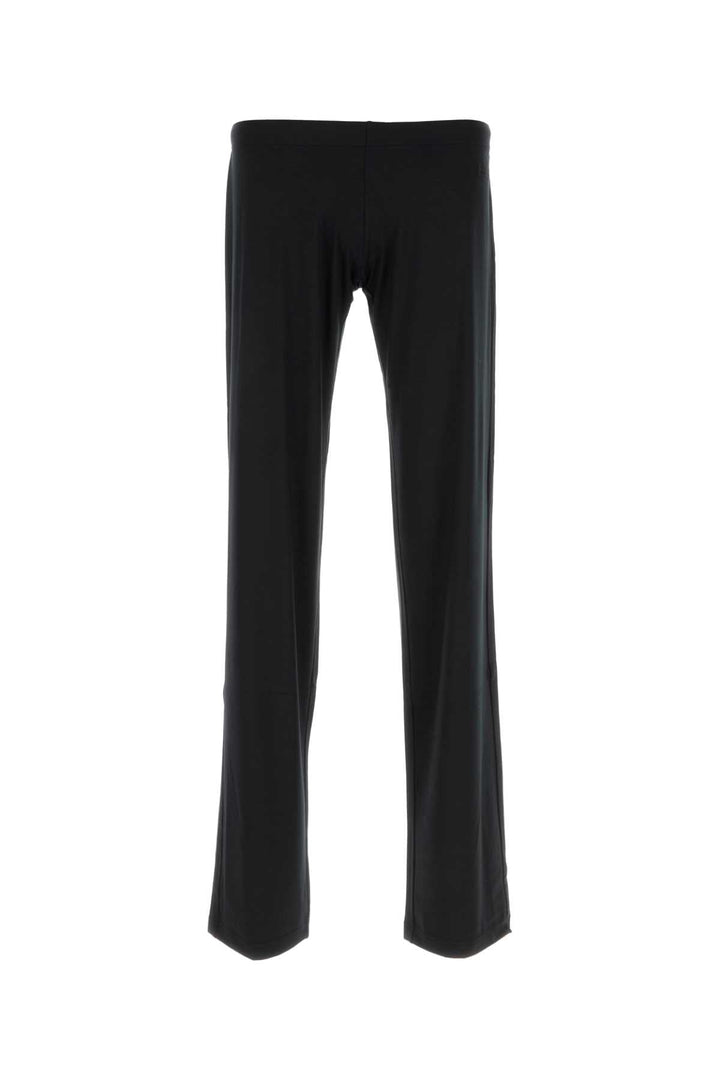 Balenciaga Men Black Stretch Modal Joggers