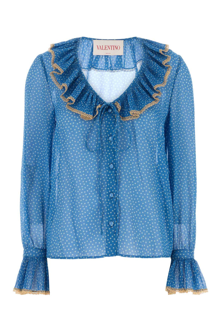 Valentino Garavani Women Printed Silk Blouse