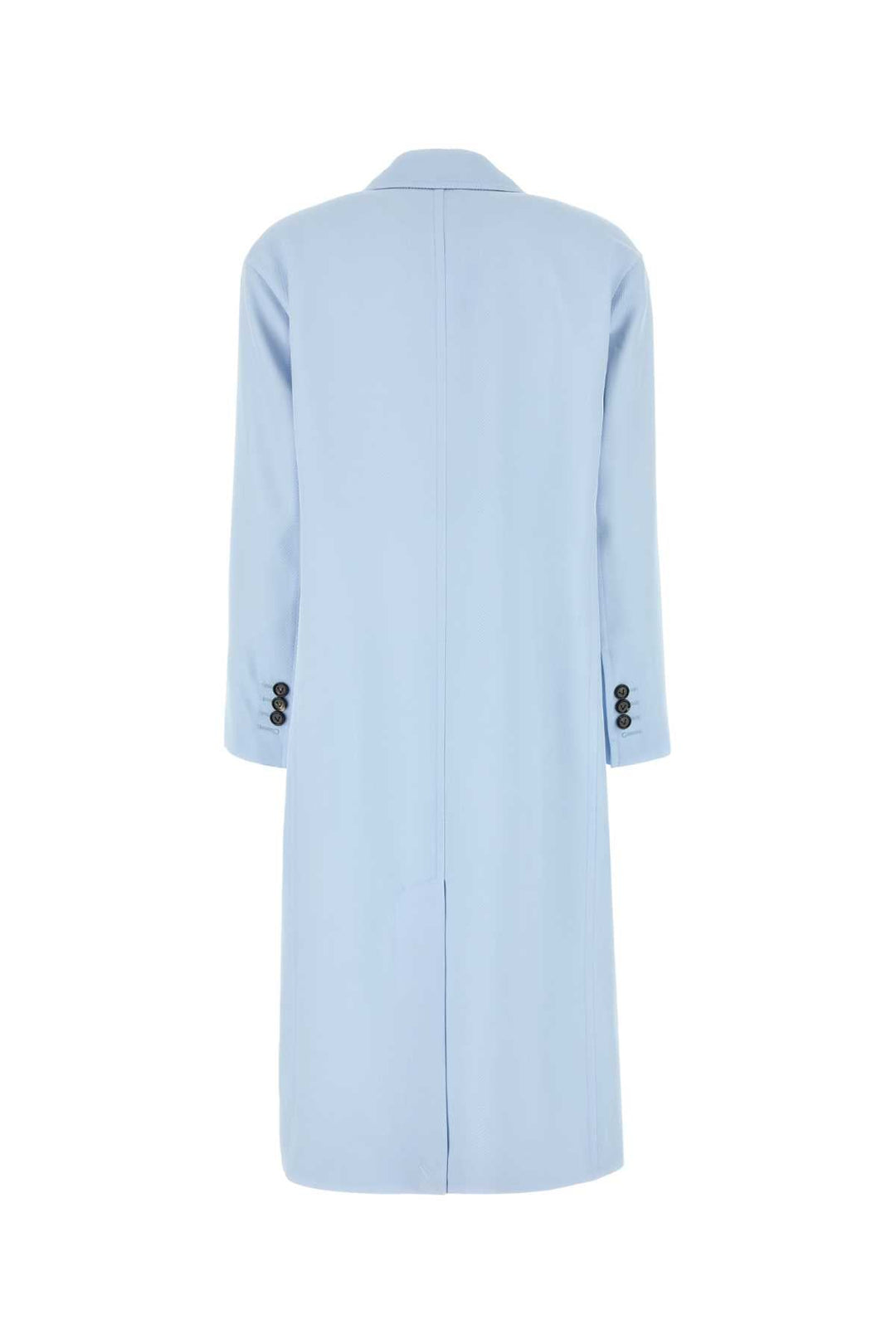Bottega Veneta Women Pastel Blue Viscose Blend Coat