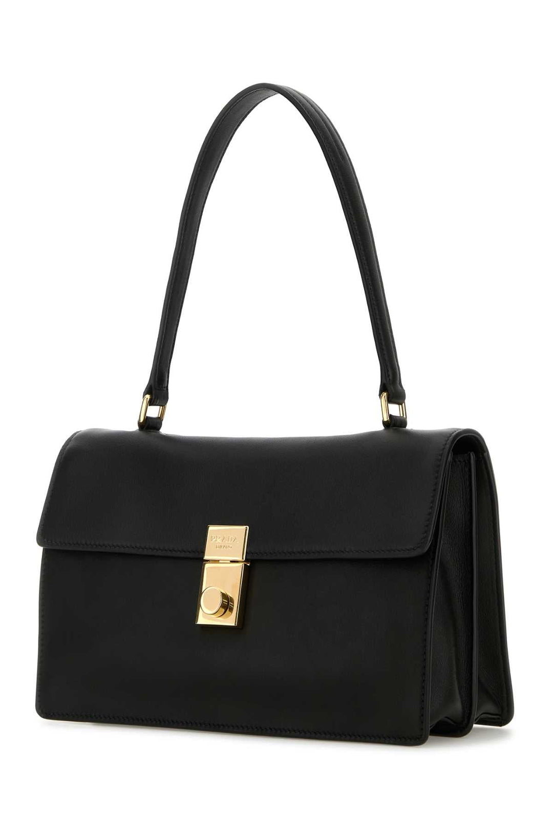 Prada Women Black Leather Handbag