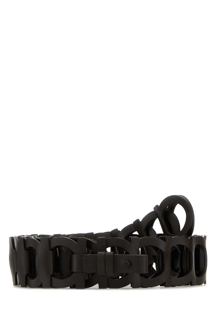 Salvatore Ferragamo Women Brown Leather Belt