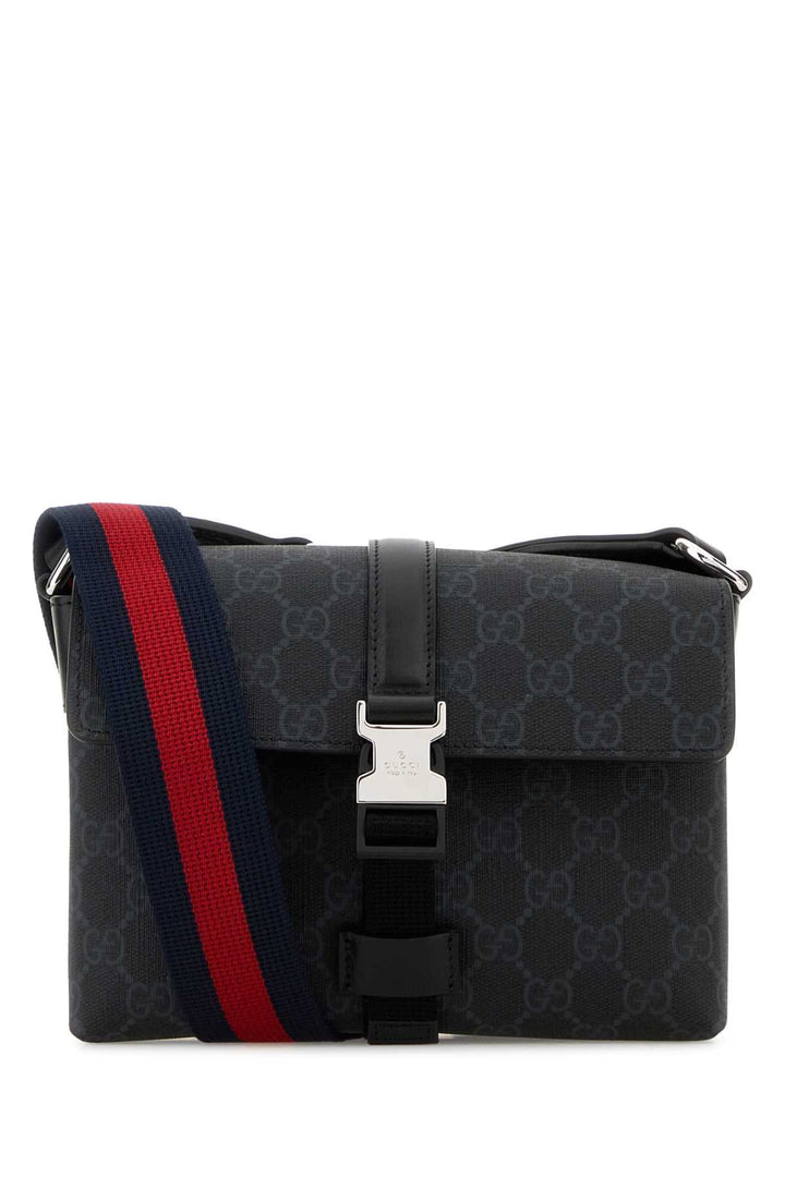 Gucci Men Gg Supreme Fabric Super Mini Crossbody Bag