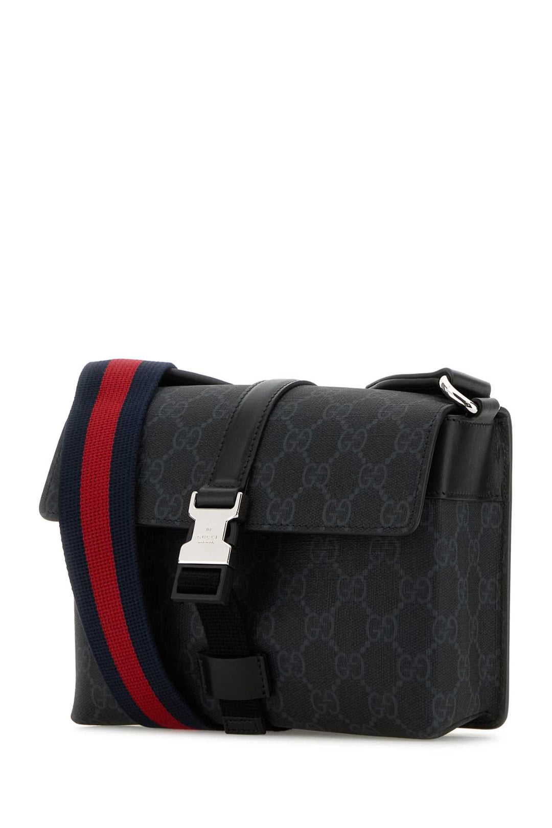 Gucci Men Gg Supreme Fabric Super Mini Crossbody Bag