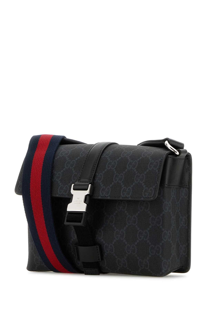 Gucci Men Gg Supreme Fabric Super Mini Crossbody Bag