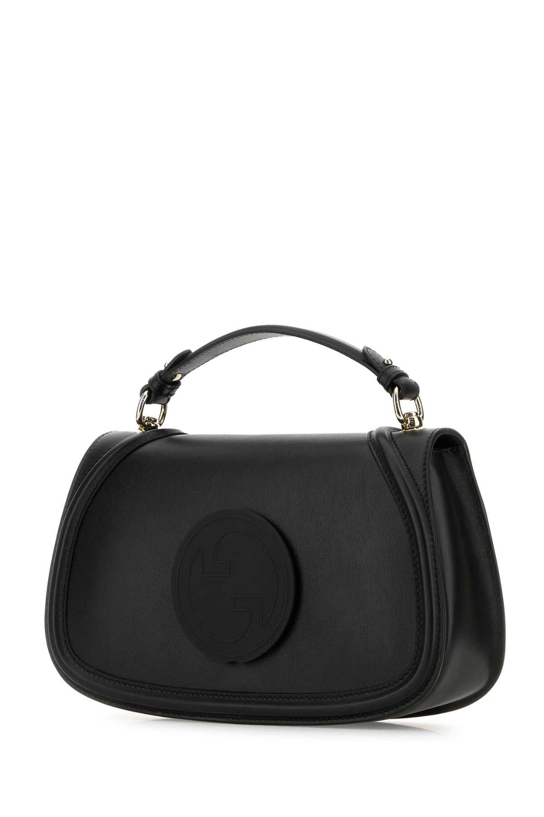 Gucci Women Black Leather Gucci Blondie Handbag