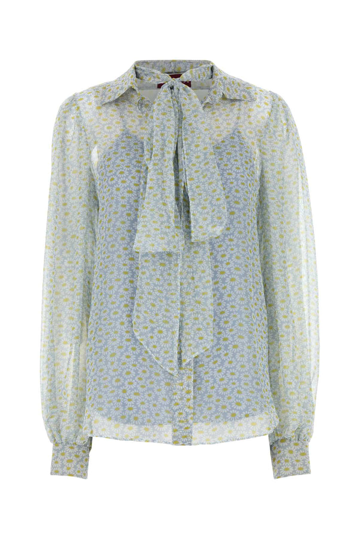 Gucci Women Printed Chiffon Shirt