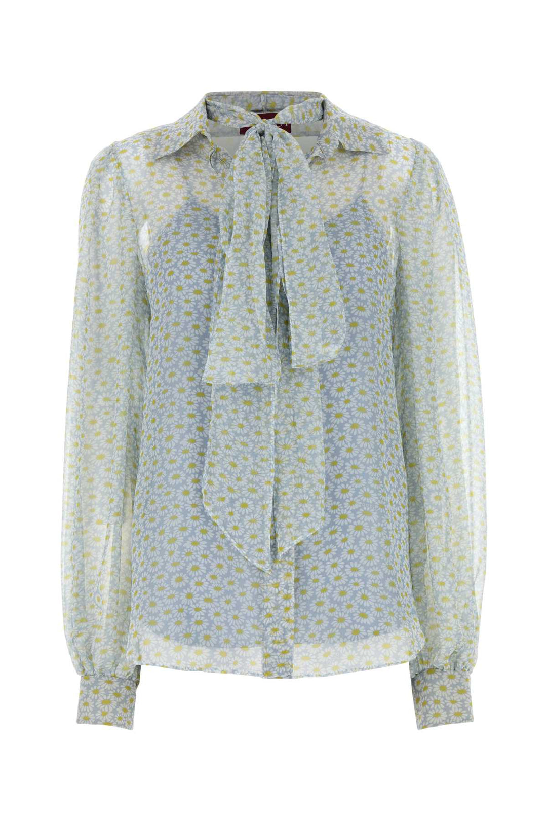 Gucci Women Printed Chiffon Shirt