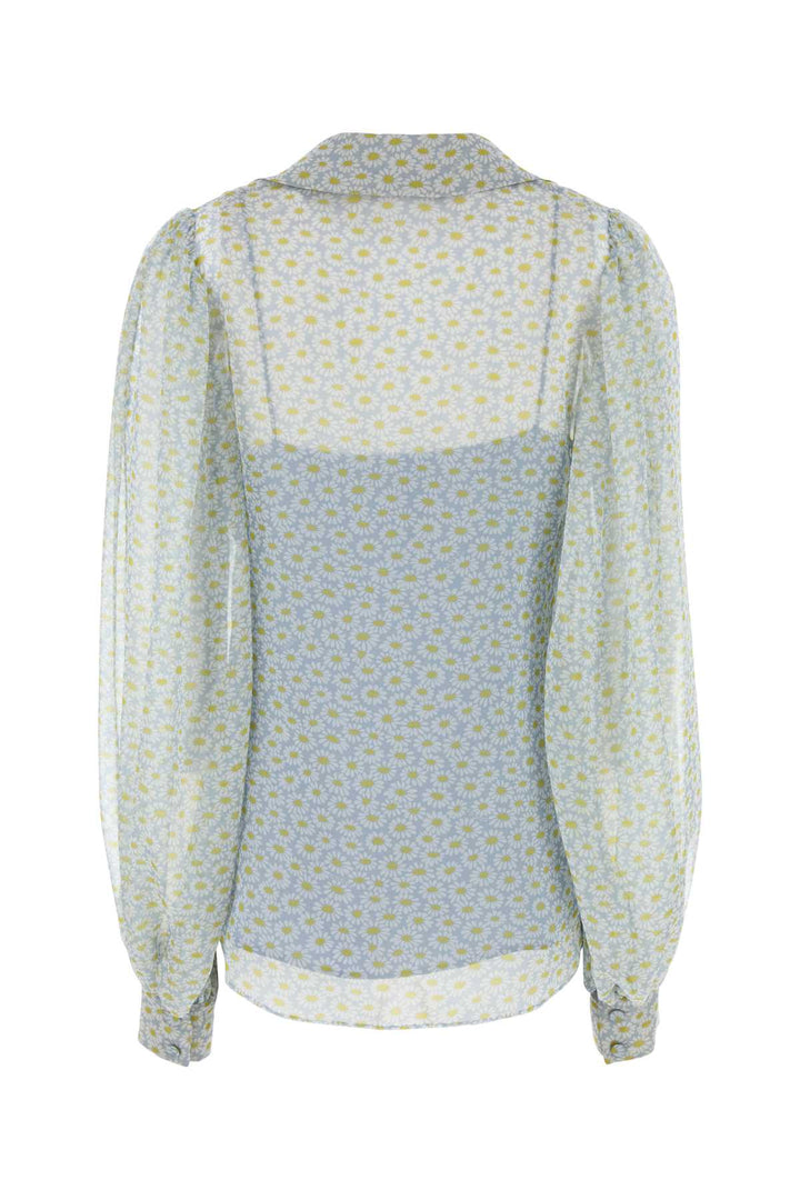Gucci Women Printed Chiffon Shirt