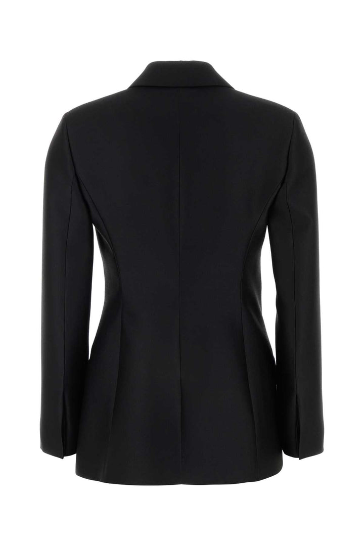 Gucci Women Black Wool Blend Blazer