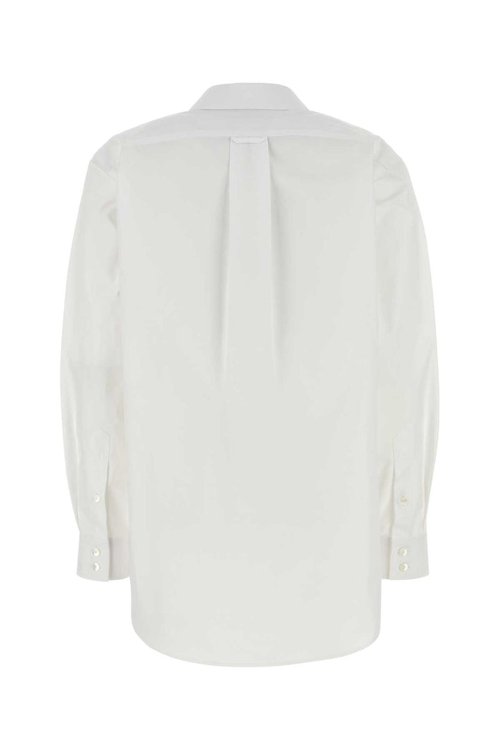 Gucci Women White Poplin Shirt