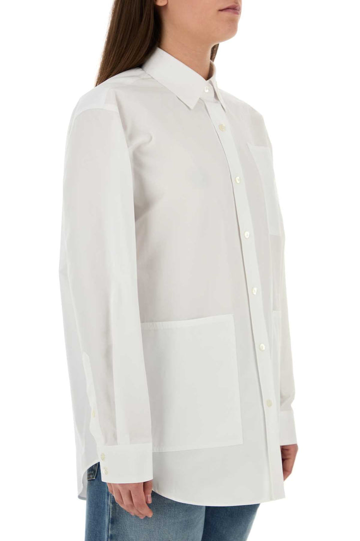 Gucci Women White Poplin Shirt
