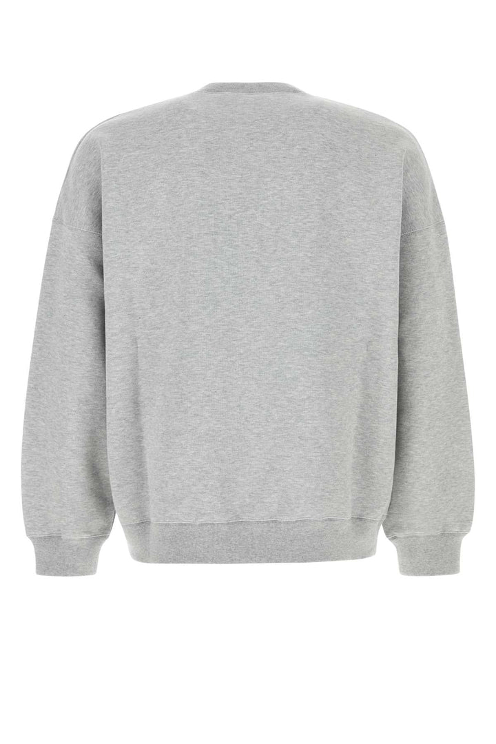 Gucci Men Grey Cotton Blend Oversize Sweatshirt