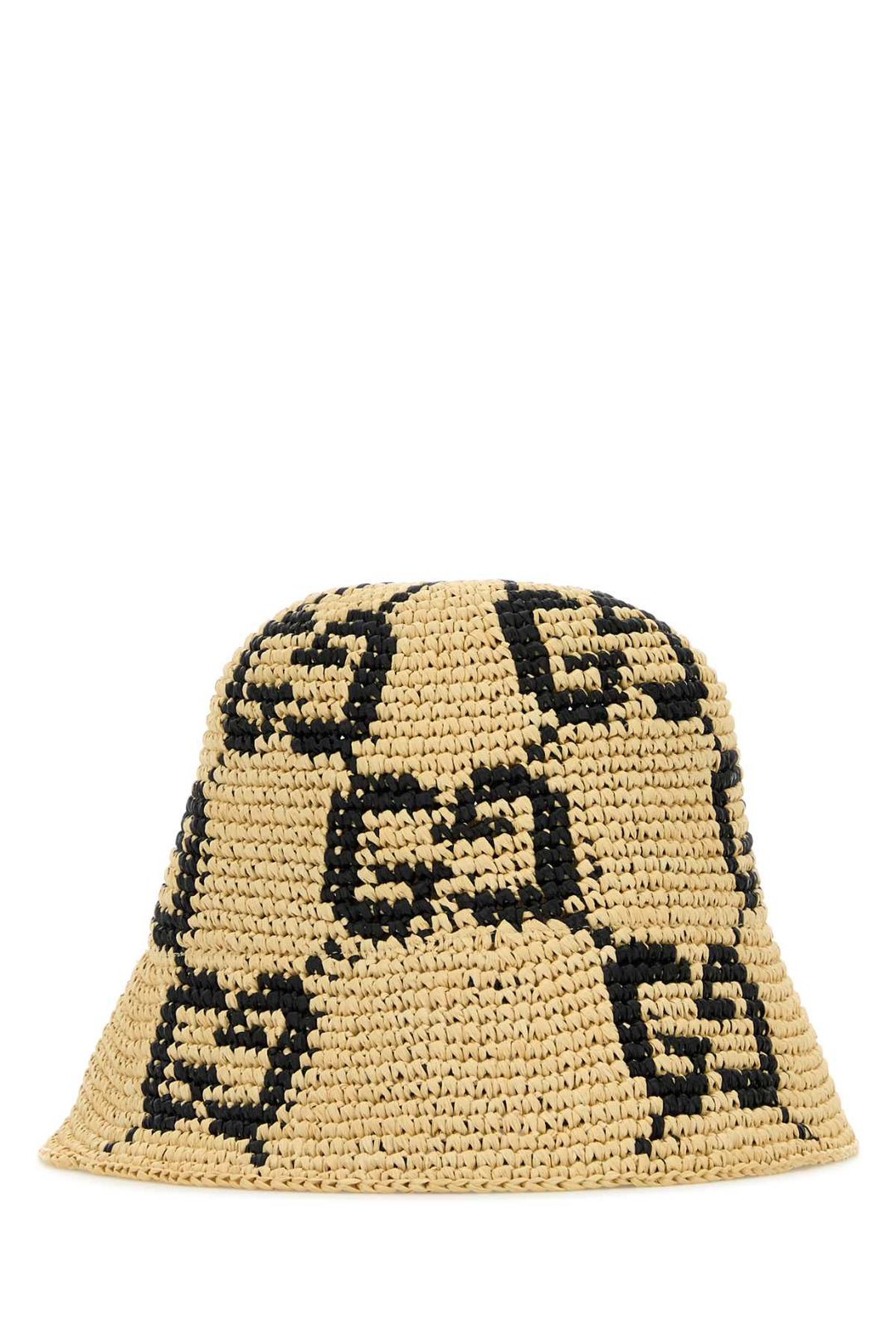 Gucci Unisex Embroidered Raffia Gucci Summer Bucket Hat