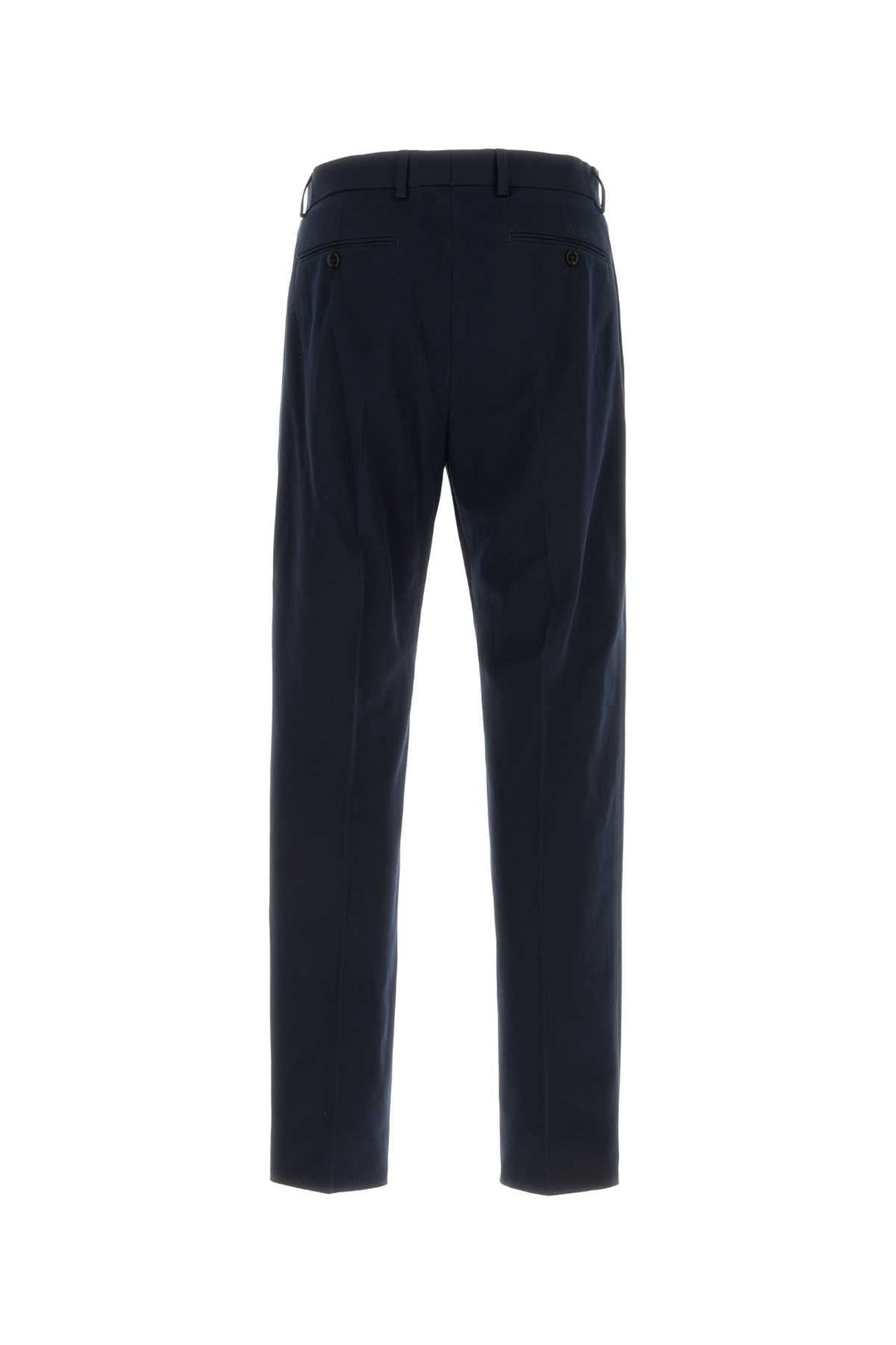 Gucci Men Navy Blue Gabardine Pant