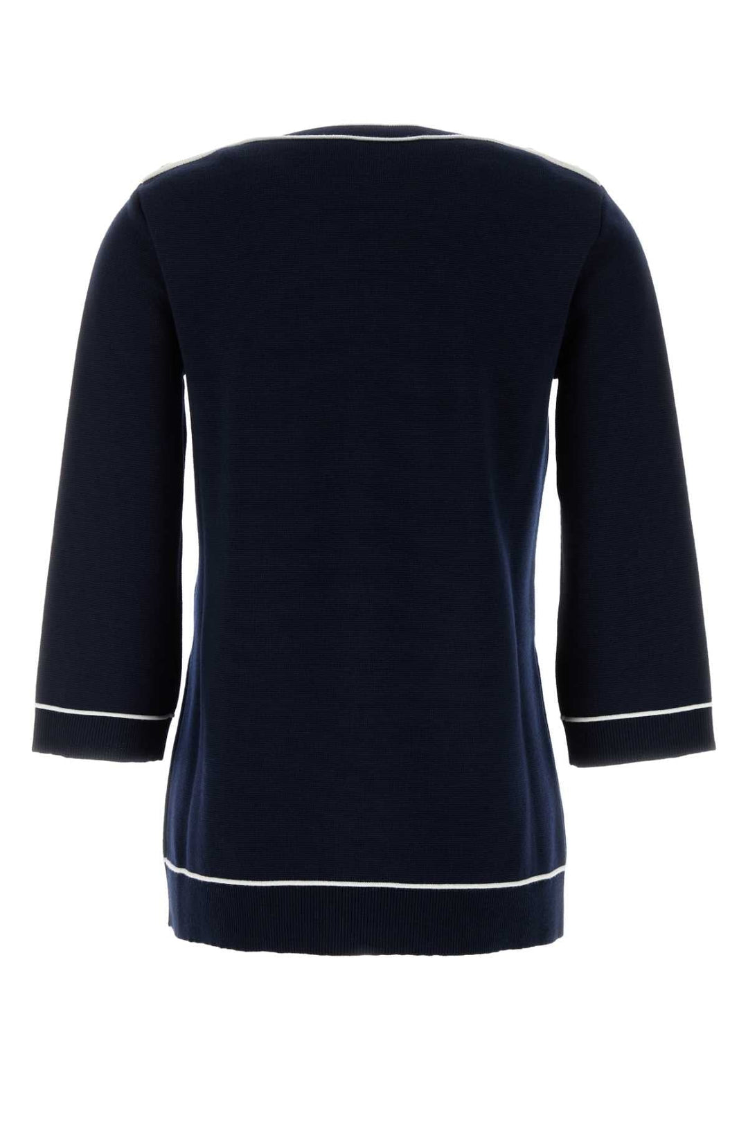 Gucci Women Navy Blue Wool Oversize Sweater