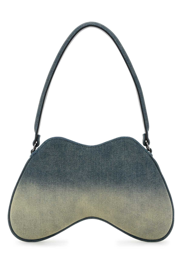 Diesel Women Denim Double-D Shoulder Bag