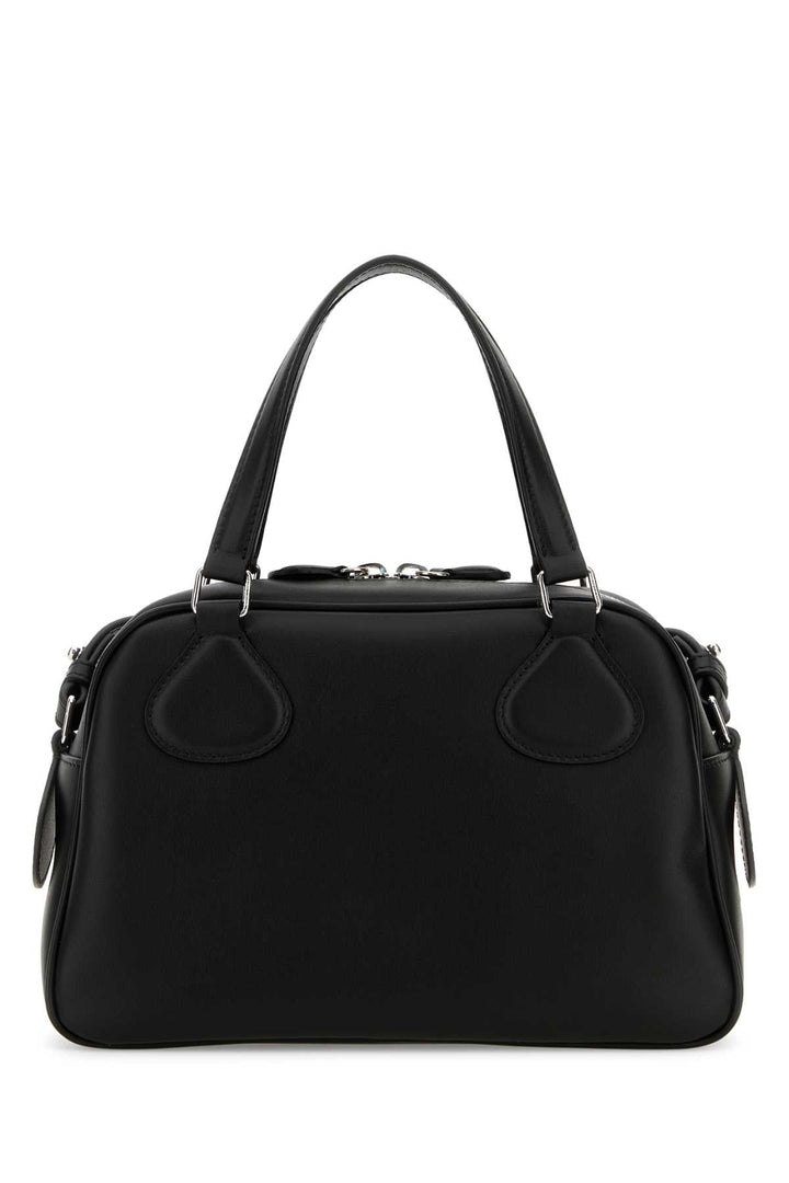Courreges Women Black Leather Reedition Handbag