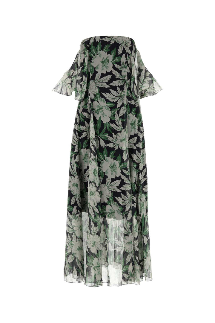 Loewe Women Printed Silk Dress