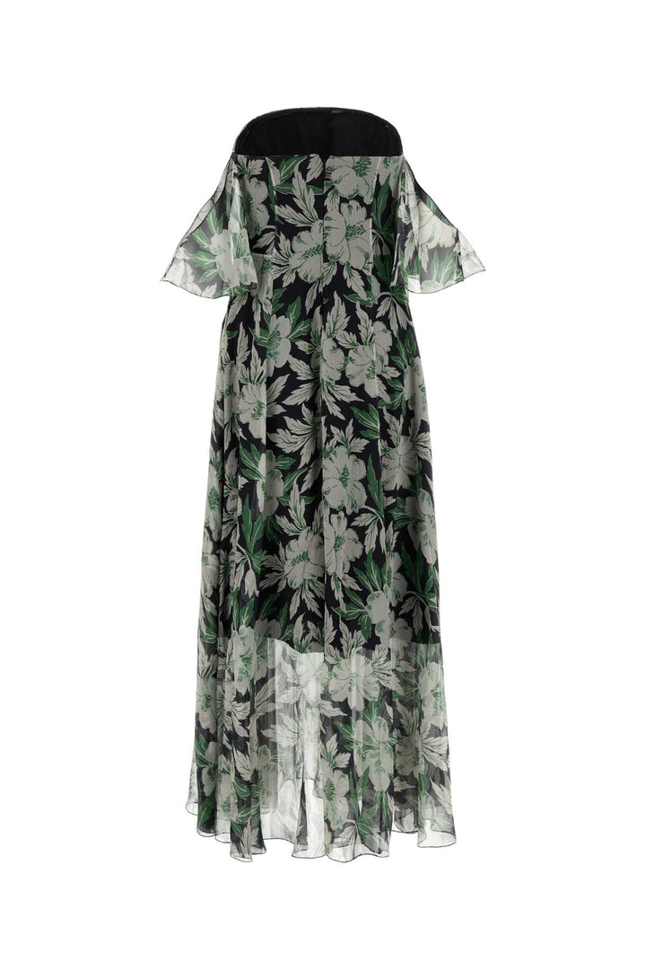 Loewe Women Printed Silk Dress