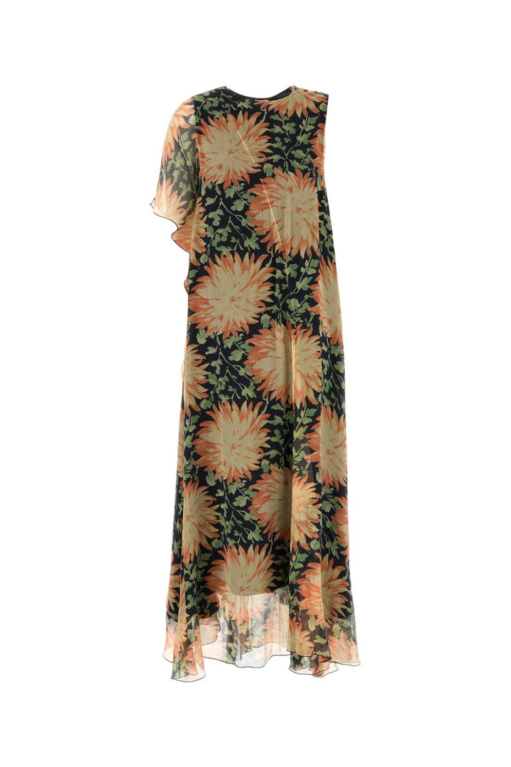 Loewe Women Printed Silk Dress