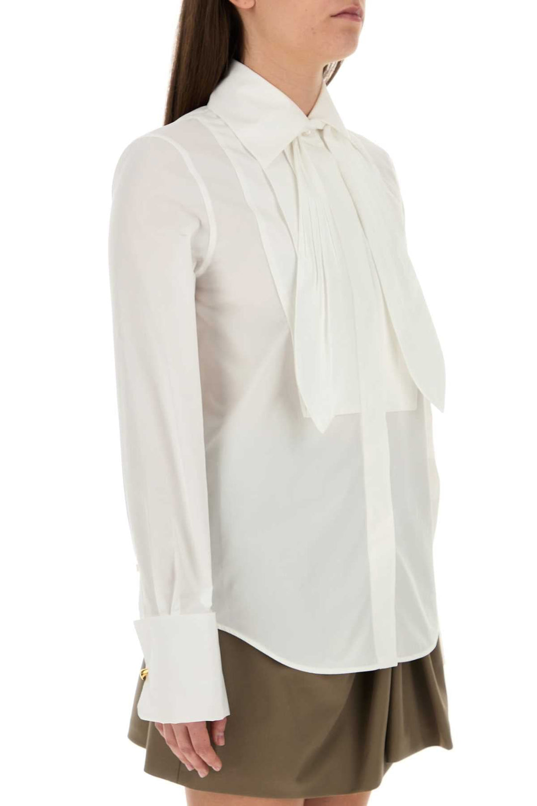 Loewe Women White Poplin Shirt