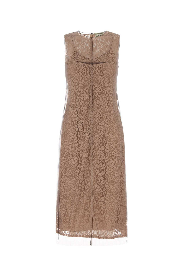 Fendi Women Biscuit Lace Dress