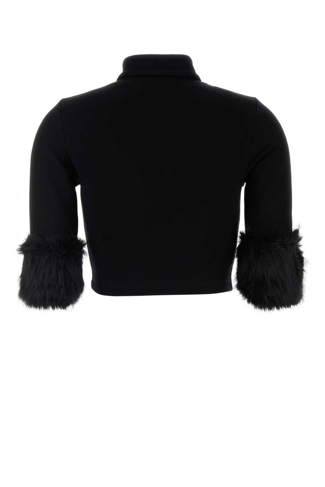 Prada Women Black Cotton Blend Jacket