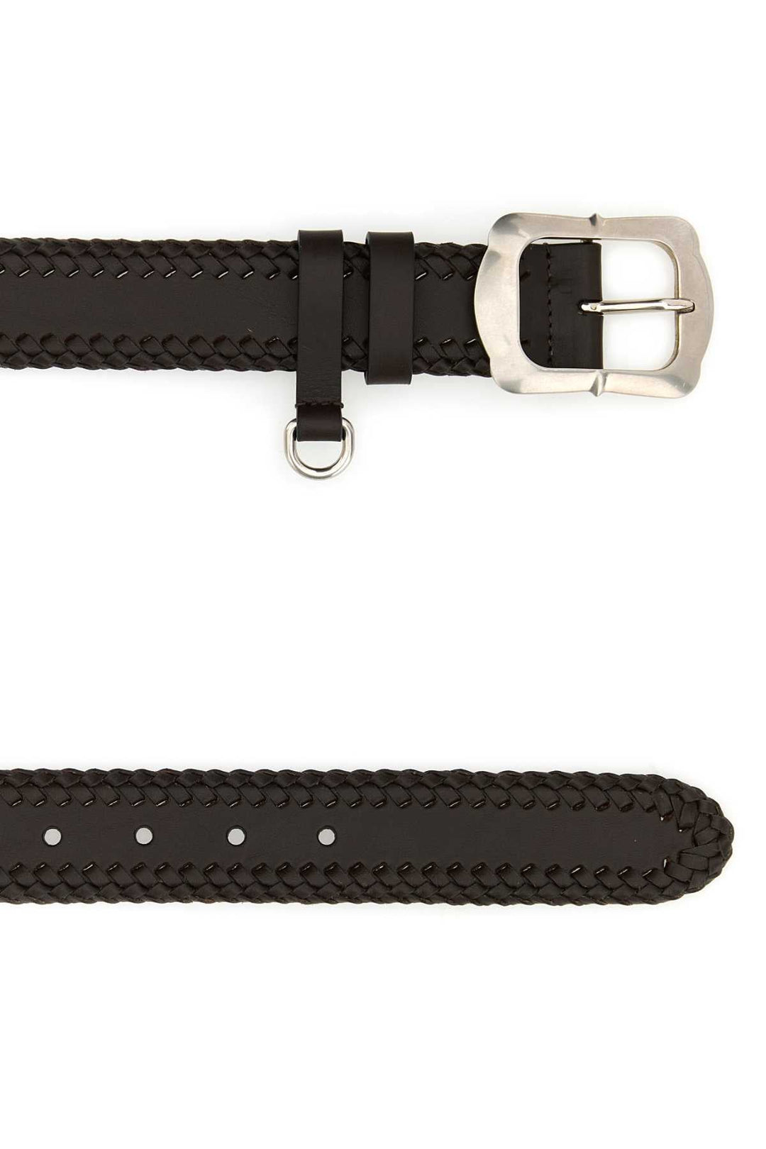 Prada Women Brown Leather Belt