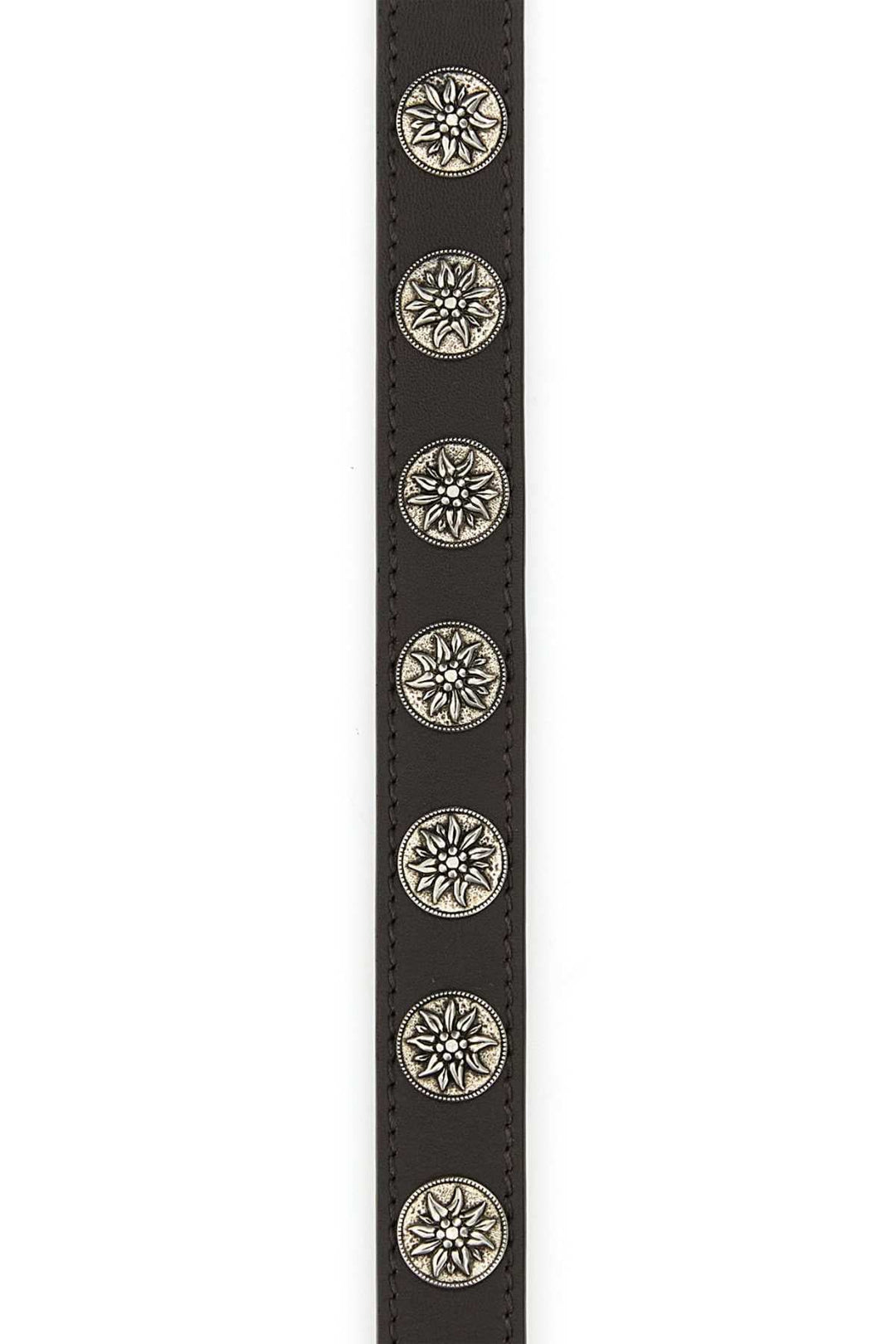 Prada Women Chocolate Leather Belt