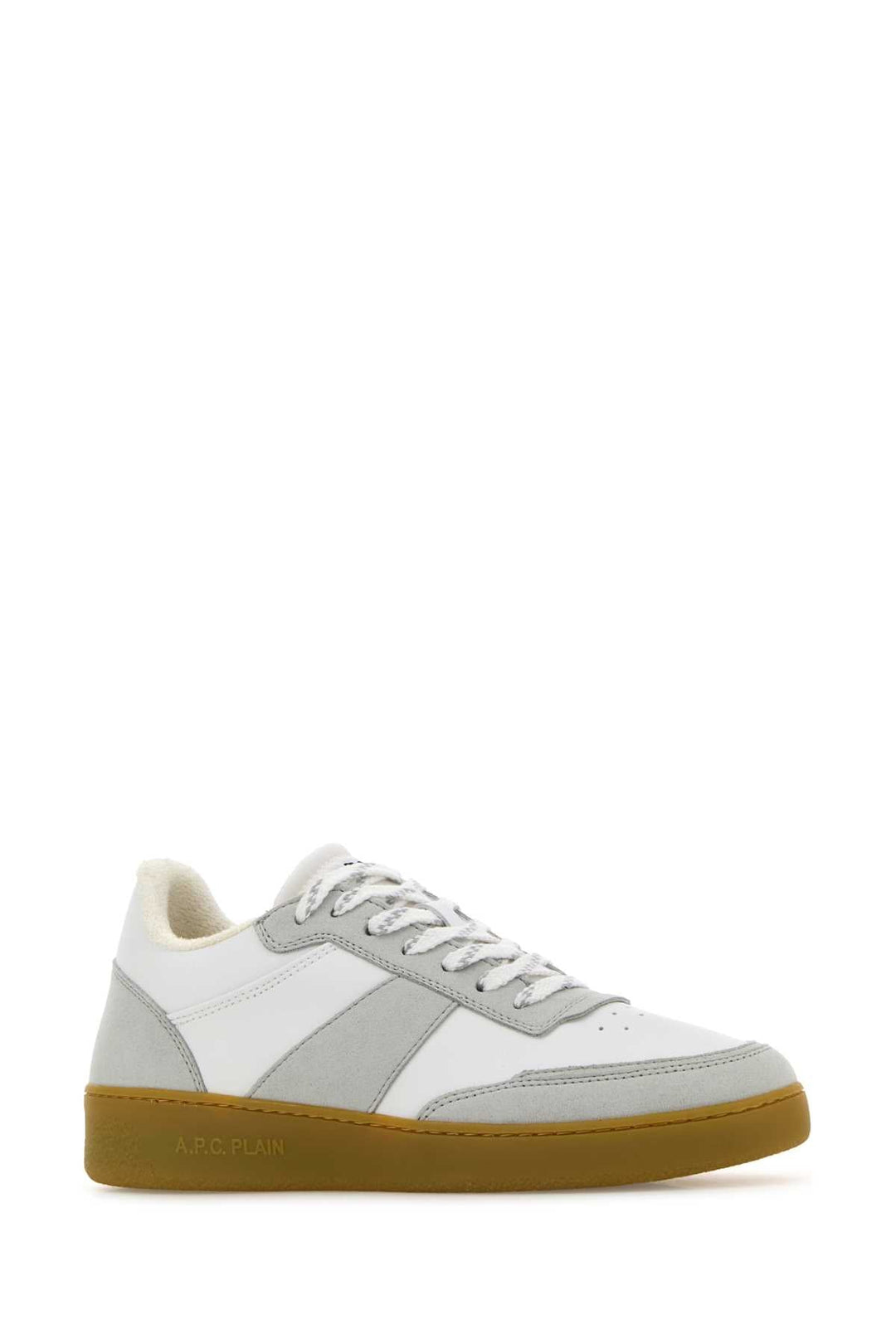 A.P.C. A.p.c. A.p.c. Two Tone Synthetic Leather Plain Sneakers-sneakers-sn... | Designer Sale | Designer Sale