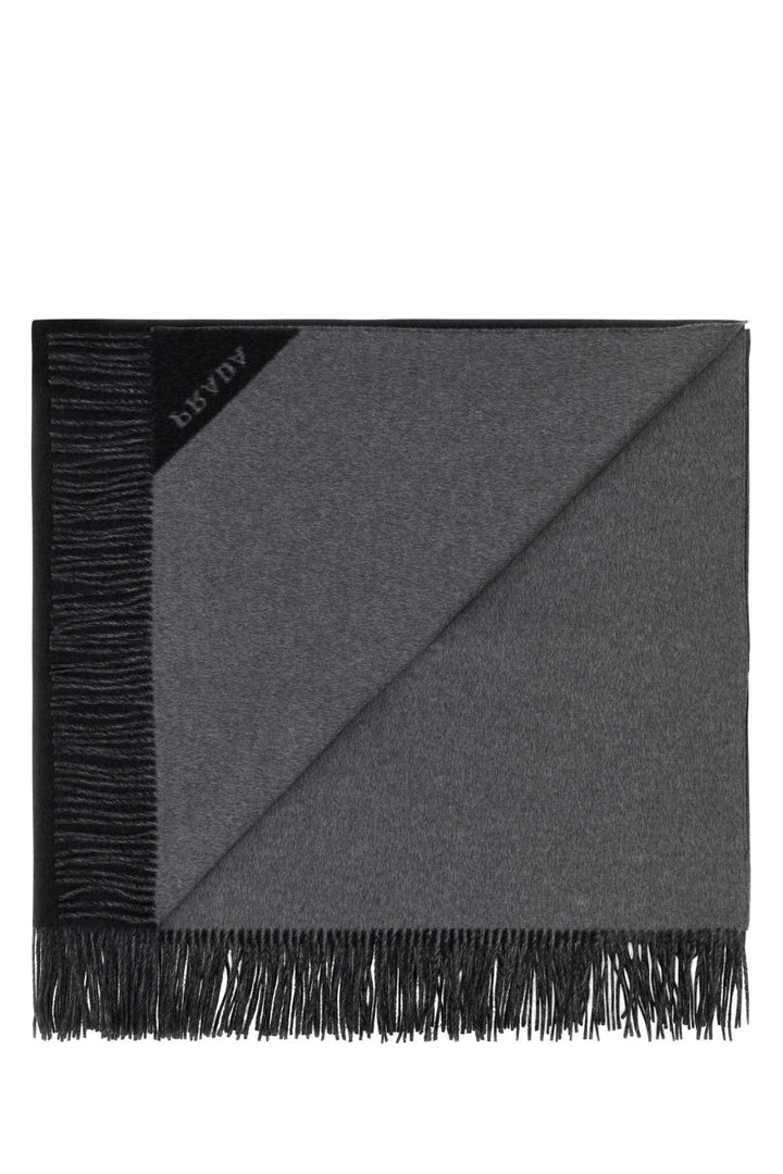 Prada Unisex Slate Cashmere Blanket
