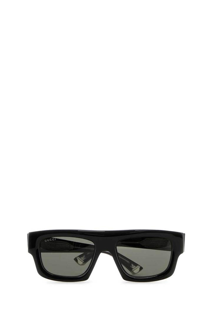 Gucci Men Black Acetate Sunglasses