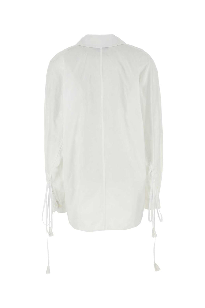 Gucci Women White Cotton Shirt