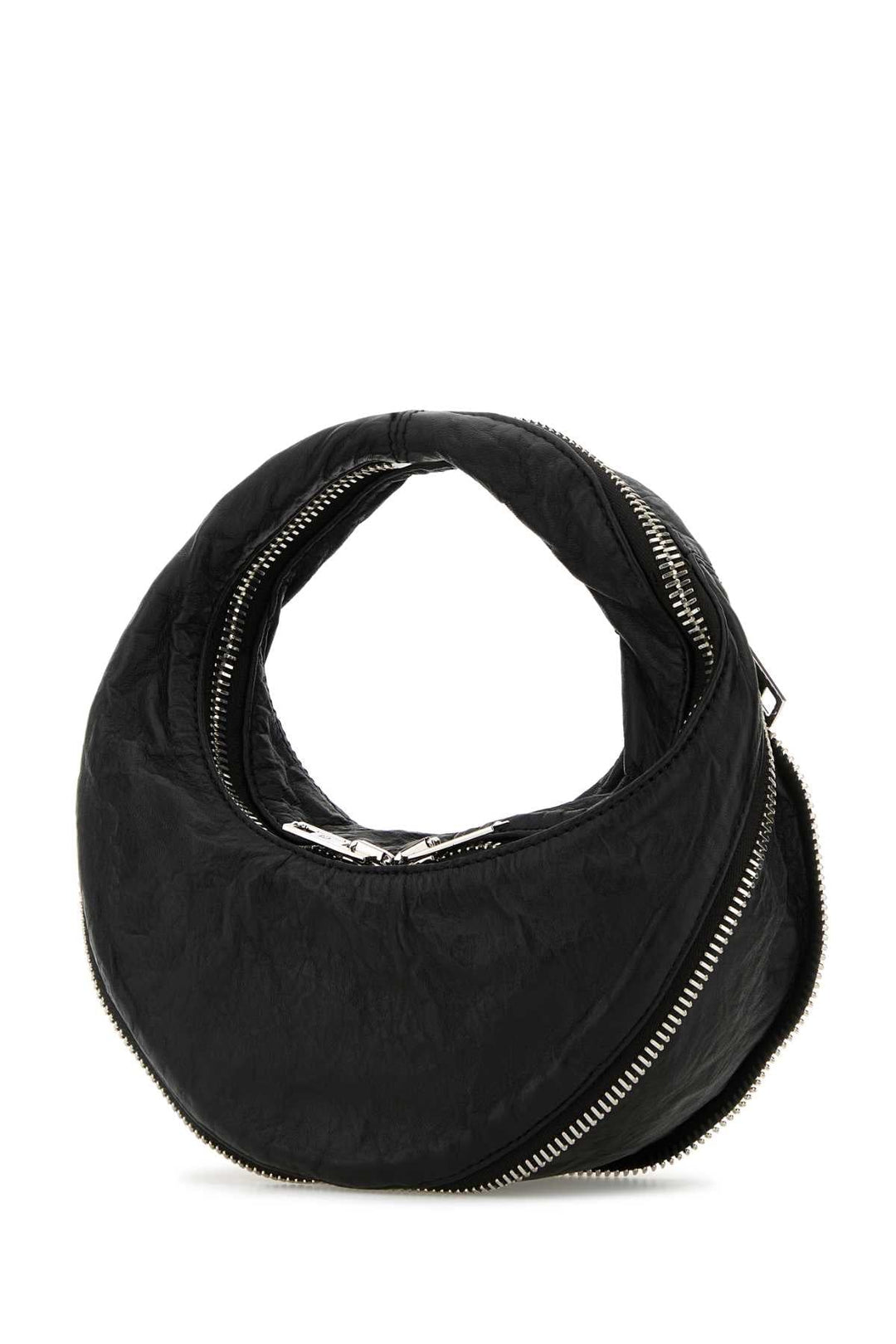 Alexander Wang Women Black Leather Twist Handbag