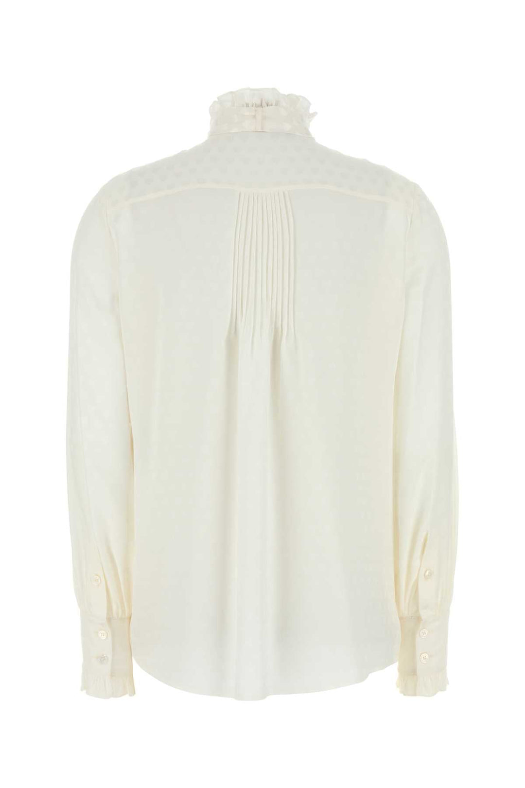Valentino Garavani Women White Silk Shirt