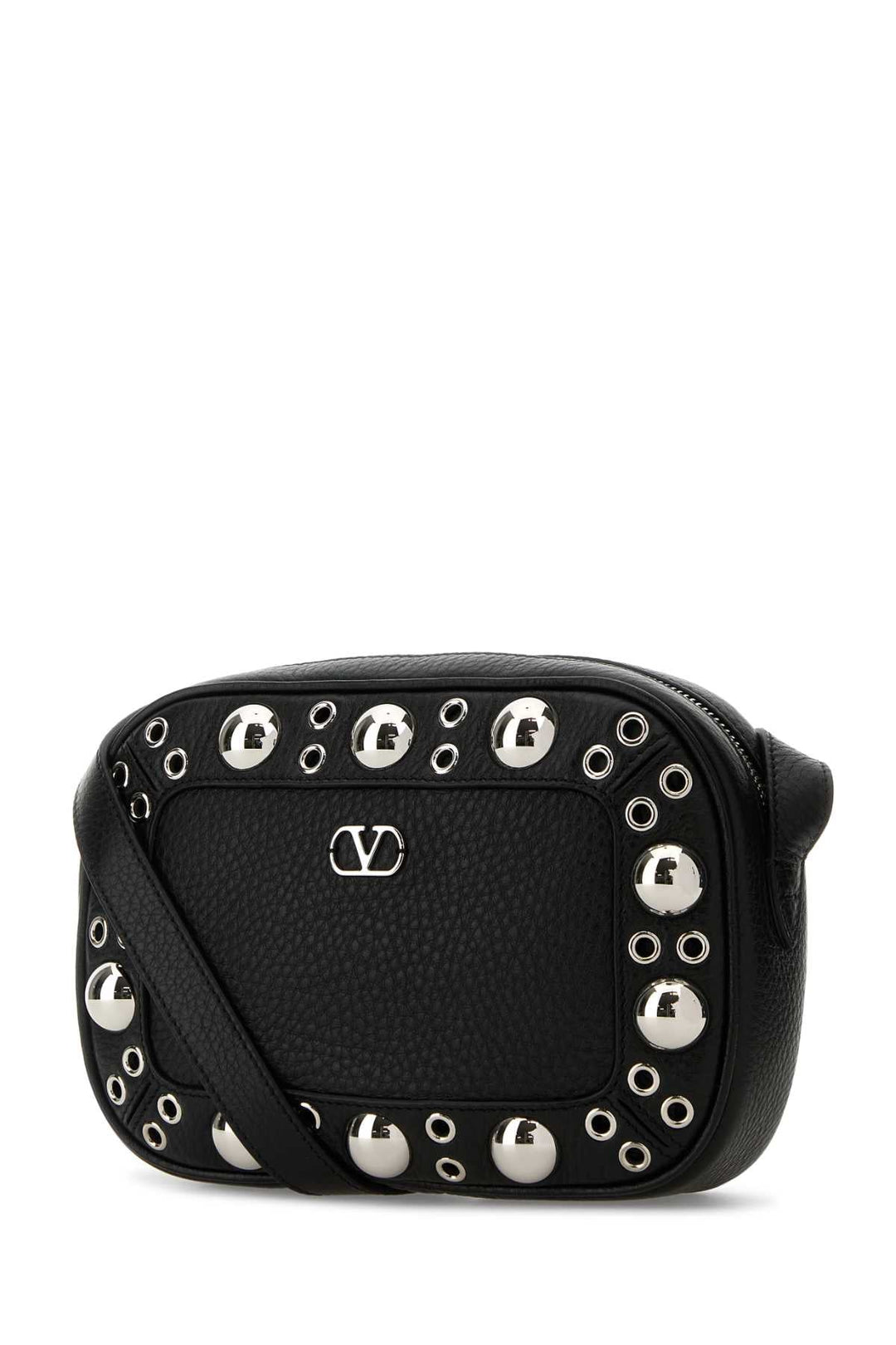 Valentino Garavani Women Black Leather Nellcã´Te Crossbody Bag