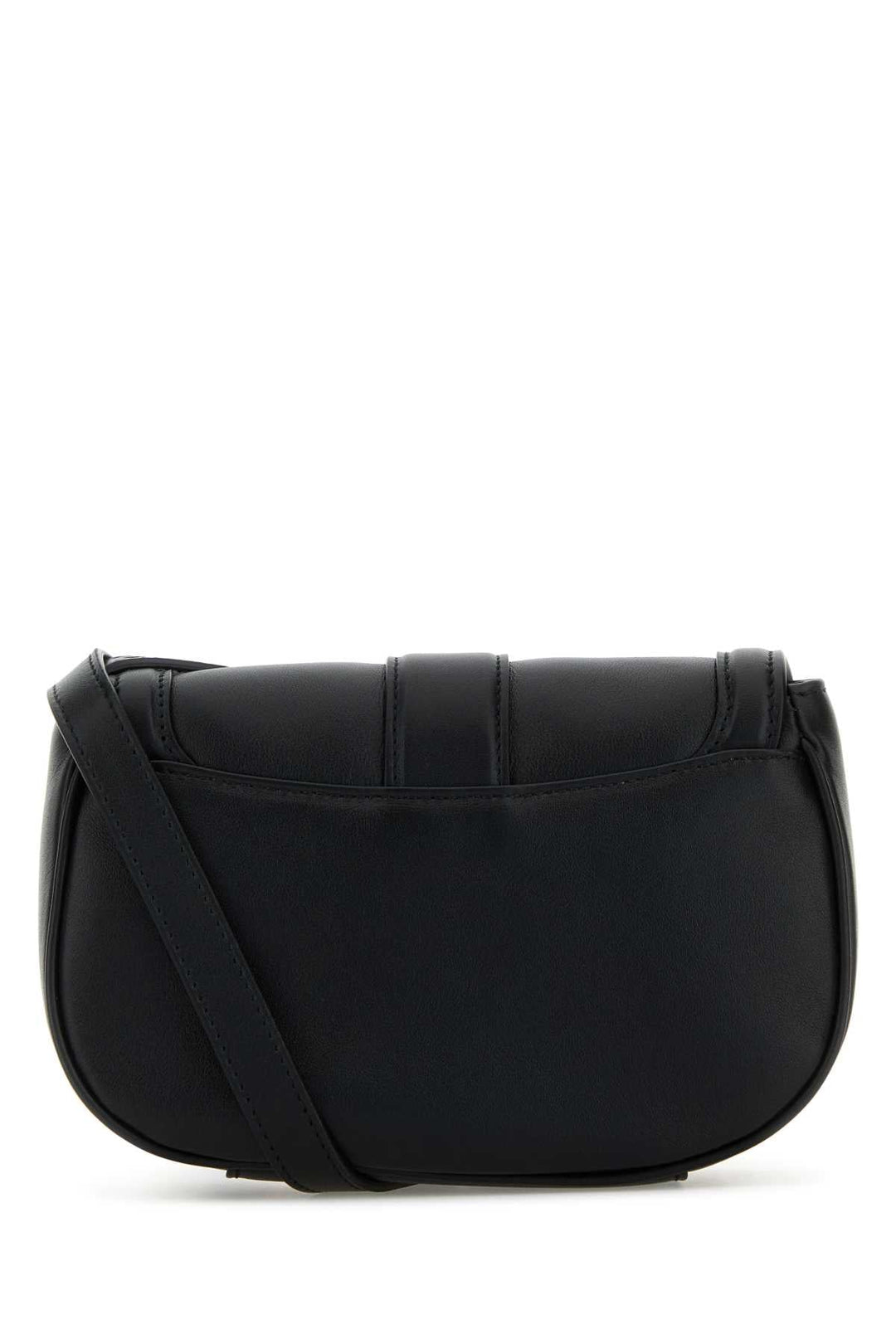 Alexander Mcqueen Women Black Leather Mini Satchel Crossbody Bag