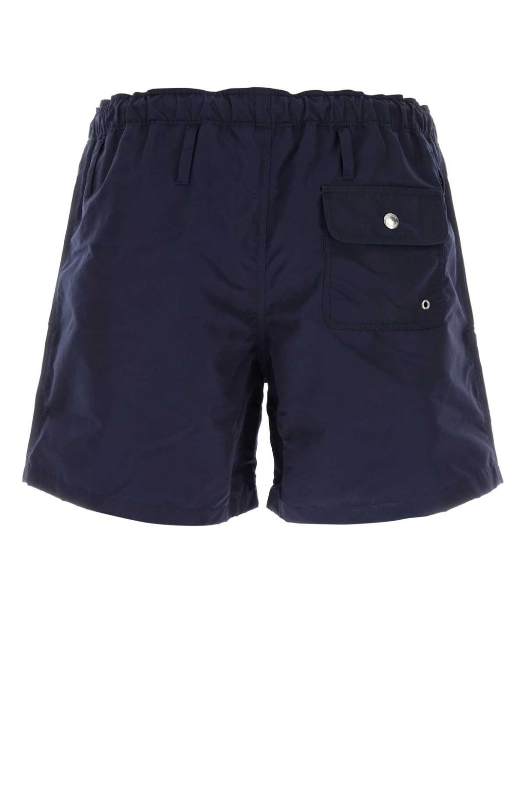 Prada Men Navy Blue Nylon Swimming Shorts